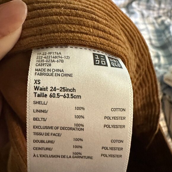 JW Anderson X Uniqlo Corduroy Tan Skirt - Picture 4 of 4